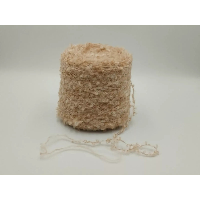 Gomitolo - Lana - Beige - Ricciolo | Marezzato