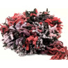 Scaldacollo-Sciarpa -Bordeaux-Rosso-Nero- Lana-Acrilico-Poliestere