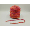 Ball of yarn - Wool - Red - Orange - Shaded