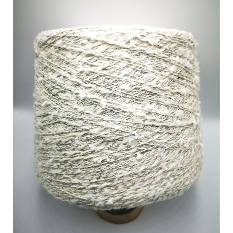 Ball of yarn - Cotton - Light gray