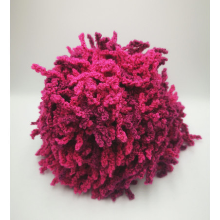 Neckwarmer-Scarf -Pink-Lilac- Wool-Acrylic-Polyester