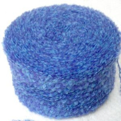 Ball of yarn - Wool - Purple - Turquoise - Curl | Marbled