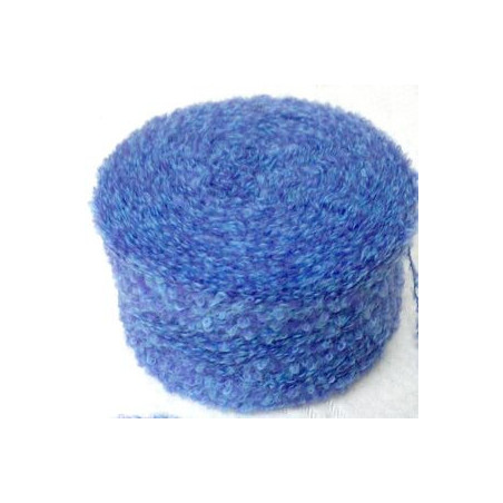 Ball of yarn - Wool - Purple - Turquoise - Curl | Marbled