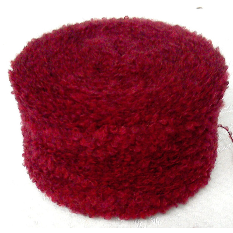 Ball of yarn - Wool - Brick red - Curl | Marbled